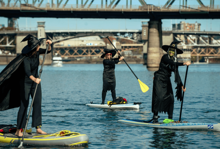 Witches Go Paddleboarding and the Photos are Magical