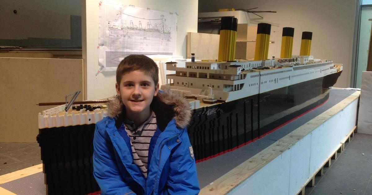 Autistic Boy Builds Massive LEGO 