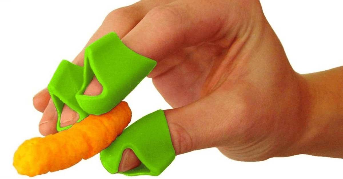There Are Now Finger Covers Specificially Meant to Protect You From Chip Grease