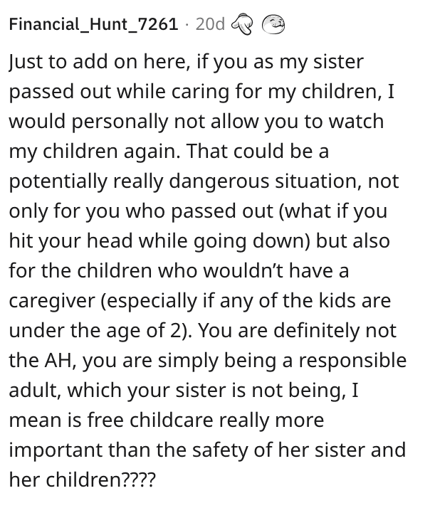 Screen Shot 2021 08 10 at 9.08.00 AM Woman Asks if She’s Wrong for Refusing to Watch Her Sister’s Kids