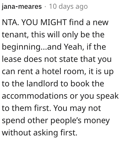 Screen Shot 2022 08 04 at 1.12.00 PM They Won’t Pay for a Tenant’s Hotel Room. Are They Wrong?